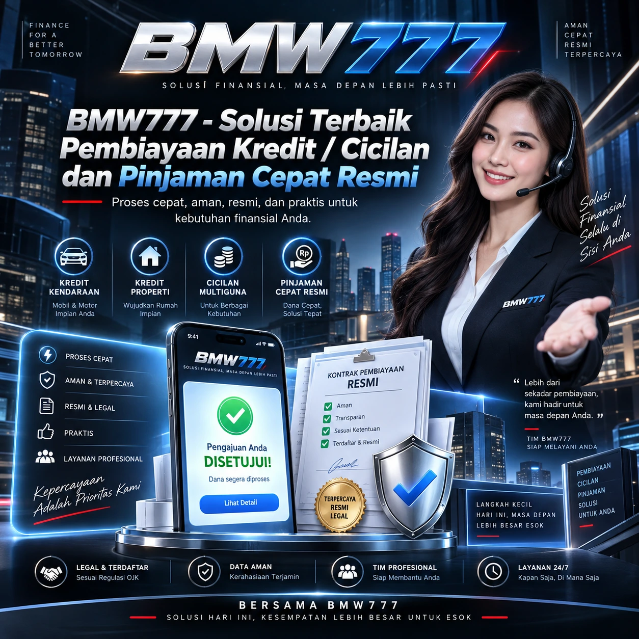 BMW777 - Solusi Terbaik Pembiayaan Kredit / Cicilan dan Pinjaman Cepat Resmi
